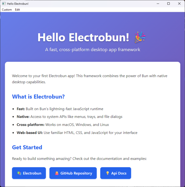 First look: Electrobun for TypeScript-powered desktop apps