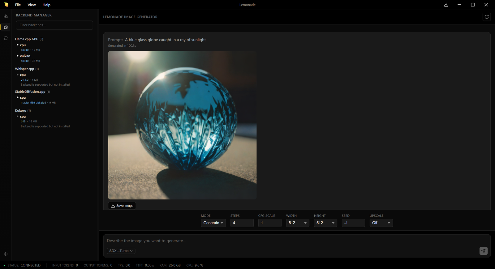 Lemonade image generation